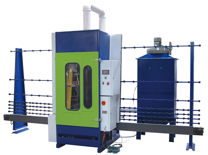 glass sandblasting machine